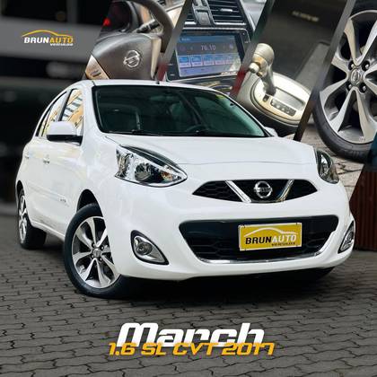 NISSAN MARCH 1.6 SL 16V FLEX 4P XTRONIC NISSAN MARCH 1.6 SL 16V FLEX 4P XTRONIC